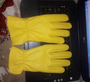 Guantes de invierno de cuero de alta calidad con diseño personalizado para actividades deportivas al aire libre - Product Image 3