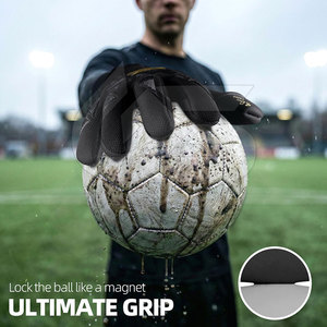 Gants de gardien de but en cuir de qualité supérieure en gros pour les sports de plein air - Imperméables et antidérapants, unisexes - Product Image 3