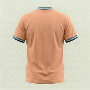 T-shirt de sport pour homme en gros, léger, respirant, décontracté, col en V, séchage rapide, pour le fitness - Product Image 5