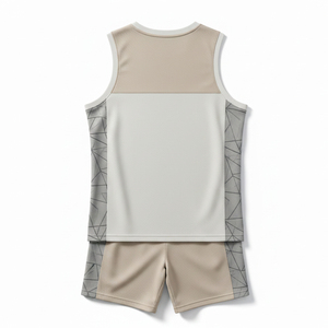 Heavyweight Basketball Uniform Set Professional Breathable Mesh Basketball Jersey Shorts Custom Design Wholesale Price - Product Image 2