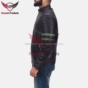 Chaqueta de Invierno Personalizada de Alta Calidad para Hombre con Capucha, Forro Interior de Cuero Genuino, Diseño Nuevo, Acabado de Primera Calidad - Product Image 5