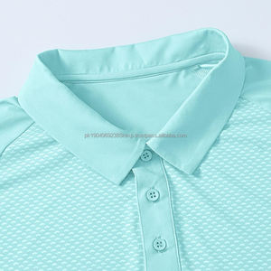 Polo de Golf Personalizado con Logotipo, Secado Rápido, 87% Poliéster, 13% Elastano, Manga Corta, Secado Rápido, Absorbe la Humedad, 3 Botones - Product Image 3