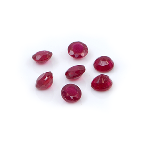 Rubis naturels de Bangkok, ronds calibrés de 4 mm, pierres précieuses de rubis naturelles facettées pour la fabrication de bijoux, prêtes à l'emploi - Product Image 3