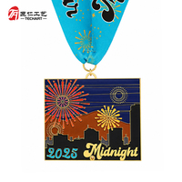 Médailles personnalisées pour récompenses, médailles métalliques pour les fêtes, souvenirs commémoratifs du Nouvel An, logo personnalisé, cadeau de célébration