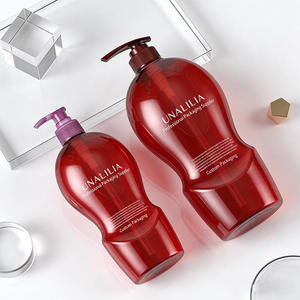 Botella de Plástico PET Roja Personalizada de 480 ml y 1000 ml con Bomba Dosificadora para Champú, Acondicionador para el Cuidado del Cabello, Gel de Ducha y Jabón Corporal - Product Image 6