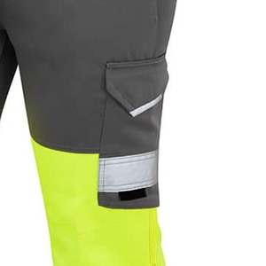 Pantalon de soudeur respirant et à séchage rapide, logo personnalisé, plusieurs poches à outils, résistant à la chaleur, vêtements de travail en cuir véritable - Product Image 6