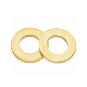 Rondelles en laiton haute résistance avec finition dorée polie pour quincaillerie industrielle et fixation sécurisée - Product Image 6