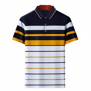 Camiseta Premium 100% Algodón para Hombre, Transpirable, Corte Regular, Informal, Manga Corta, Tela Suave y Natural, Estilo Clásico Estampado - Product Image 1