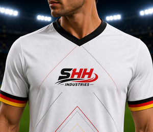Ensemble d'uniformes de football personnalisés pour hommes, maillot et short de football d'équipe, respirant, séchage rapide, imprimé par transfert thermique, 100% polyester, été, 3D - Product Image 6