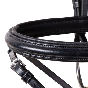 Bridon d'équitation de luxe en cuir véritable de qualité supérieure, confortable et personnalisable pour les sports équestres en extérieur - Product Image 4