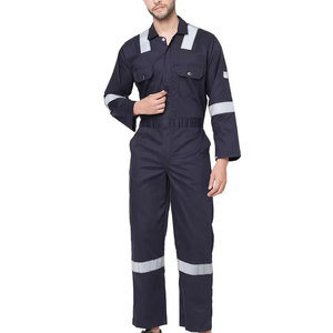 Overol de Trabajo para Trabajadores de la Construcción, Uniforme de Poliéster Transpirable, Tejido Resistente, Seguridad Industrial Duradera - Product Image 1