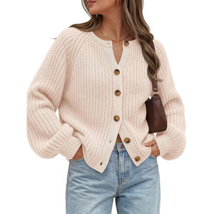 Cárdigan de Punto para Mujer, Transpirable, Ecológico, Ligero, para Invierno - Product Image 1