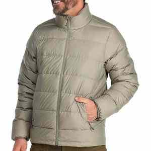 Fully Customized Men's Waterproof Canvas Puffer <b>Jackets</b> Polyester Wadding Filled Winter DDP Shipping - Product Image 4