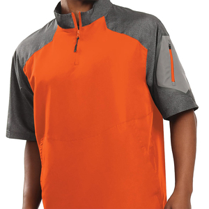 Veste de baseball et softball pour hommes, résistante à l'eau, avec fermeture éclair quart de tour et bas ajustable, avec service OEM ODM - Product Image 1
