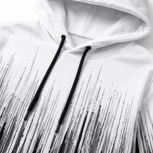 Sudadera con Capucha para Hombre, Color Degradado, Corte Regular, Deportiva, Casual, con Estampado por Sublimación, Bolsillo, Tejido de Punto, 100% Algodón, Ecológica - Product Image 4