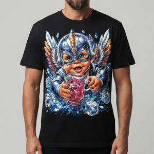 Camiseta personalizada 100% algodón jersey con estampado gráfico, nueva camiseta de manga corta estilo vintage a la moda para unisex, cómoda para el verano. - Product Image 3