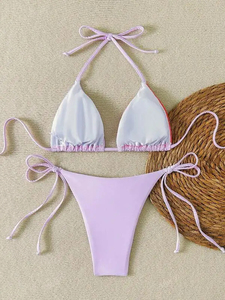 Bikini Bandeau Personalizable para Mujer, Patrón Sublimado, Corte Regular, Transpirable, Ecológico, Poliéster y Spandex, Logotipo OEM Frontal 2 - Product Image 5