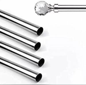 Tringles à rideaux de douche modernes en acier inoxydable (SS) – Vente directe – Tringle métallique pour salle de bain - Product Image 2