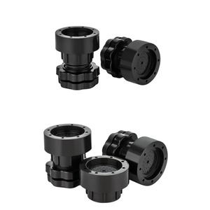 Base de machine à laver réglable en plastique, avec patins réglables, support fixe à roulettes, surélevée, antidérapante et antichoc - Product Image 6