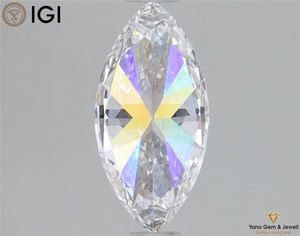 ใบรับรอง IGI 1.00 กะรัต เพชรทรงมาร์คีส์เจียระไนแบบ CVD ที่เพาะเลี้ยงในห้องปฏิบัติการ สี E ความสะอาดระดับ VS1 สำหรับการสร้างสรรค์เครื่องประดับ - Product Image 4