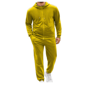 Conjunto Deportivo de Dos Piezas para Hombre, Chaqueta con Capucha y Pantalones con Cierre Completo, Personalizable con Logotipo, Calidad de Exportación, para Entrenamiento en Gimnasio - Product Image 3