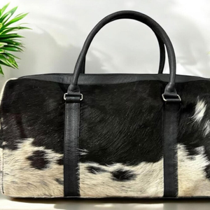 กระเป๋าเดินทางหนังวัวทรงสี่เหลี่ยมผืนผ้าแบบ unisex พร้อมซิปปิด หูหิ้วคู่ ดีไซน์ทันสมัย ความจุ 36-56 ลิตร - Product Image 5