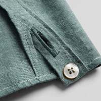 Kemeja Pria Protego Berkualitas Tinggi, Bahan Twill Oxford, Lengan Pendek, Kerah Kancing, Kasual, Bernapas, Katun, Gaya Musim Panas