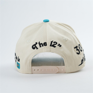 Gorras con Logotipo Bordado en Relieve Personalizado, Gorras con Logotipo Bordado en 3D, Gorras de Béisbol de Corona Alta para Hombre - Product Image 4