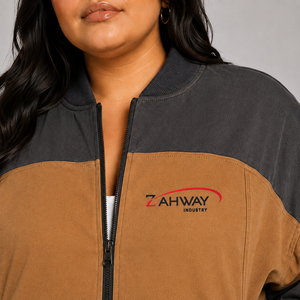 Hot Selling <b>Women</b> Bomber <b>Jacket</b> Custom Logo <b>Lightweight</b> Full Zipper Casual Wear Windproof Outerwear Bomber <b>Jacket</b> for <b>Women</b> - Product Image 6