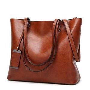 Modern Women's Carry Handbag Made From Faux Leather With <b>ZIP</b> <b>Fastening</b> Designed For Shopping Travel Office Wear Casual Days - Product Image 1