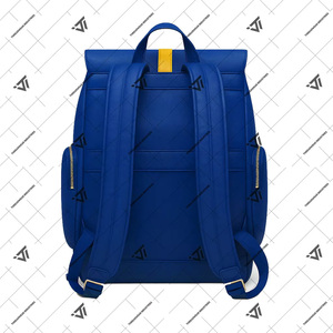Sac à dos de sororité en similicuir rayé de qualité supérieure Sigma Gamma Rho grec en gros |   Sac à dos de voyage quotidien haut de gamme - Product Image 2