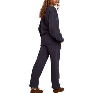 Conjunto Deportivo de 2 Piezas para Mujer, Talla Grande, Sudadera de Manga Larga y Pantalones Deportivos, Ropa de Estar por Casa, Venta al Por Mayor OEM - Product Image 2