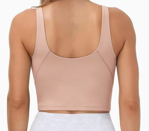 เสื้อชั้นในกีฬาผู้หญิงแบบปรับแต่งได้ สำหรับออกกำลังกาย วิ่ง โยคะ - Product Image 5