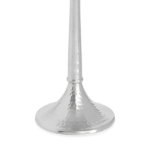 New Arrival Candle Stand for Home Decor Silver Finished Casted Aluminium Candle Stick <b>Holder</b> <b>Hammered</b> Handmade Customized - Product Image 6