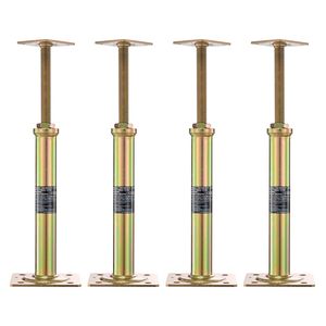 Martinetto per Pavimenti a Forma di P da 11.6\" e 16\" con Trave di Supporto Regolabile, Confezione da 4 con Capacità di Carico Massima di 2500 Libbre, per Gambe di Mobili - Product Image 3