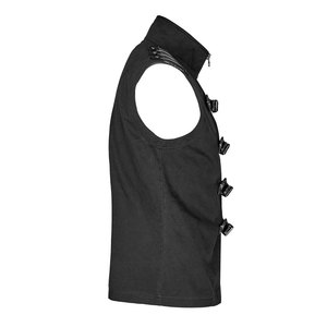 Stand-Up Collar Vest <b>Gothic</b> Steampunk Industrial Warrior Sleeveless Buckles Waistcoat 2026 - Product Image 3