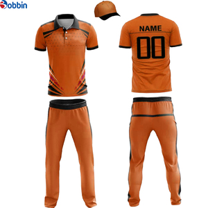 ชุดเสื้อคริกเก็ตคุณภาพสูงแบบกำหนดเองสำหรับผู้ชาย สีแดง โพลีเอสเตอร์ แขนสั้น ระบายเหงื่อได้ดี ชุดฝึกซ้อม พร้อมชื่อและหมายเลข - Product Image 6