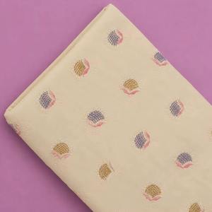Tela de Chifón Bordada Malty Dobby, 100% Poliéster, Transpirable, Ecológica, de Peso Medio, para Bodas, Color Personalizado - Product Image 4
