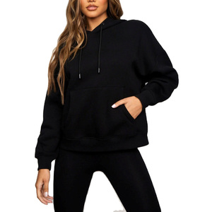 Servicio ODM personalizado Sudadera con capucha para mujer de alta calidad Diseño elegante con logo impreso en la parte delantera Sudaderas con capucha para mujer de invierno - Product Image 1