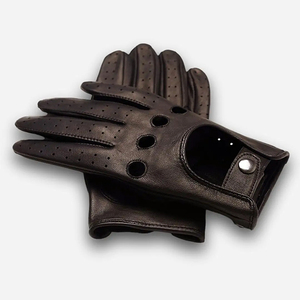 Gants de travail en cuir - Respirants, durables, imperméables, design à doigts complets pour un confort unisexe et une adhérence fiable - Product Image 3