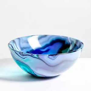 Bol décoratif en résine de luxe fait à la main, bol de service élégant en résine, design unique, durable, parfait pour la décoration de la maison - Product Image 2