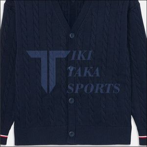 Suéter Cárdigan para Hombre Tiki Taka Sports, de Alta Calidad, Color Sólido, con Bolsillo en la Solapa, para Viajes, Negocios, Moda de Invierno, Transpirable - Product Image 5