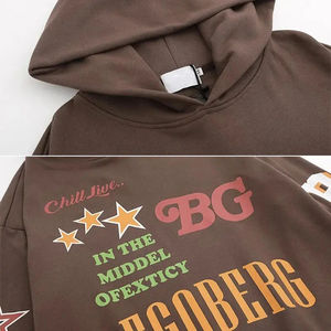 Fabricant de sweats à capuche pour hommes de haute qualité, vente en gros, impression personnalisée, molleton de coton, pull-over, vêtements décontractés d'hiver, mode streetwear. - Product Image 6