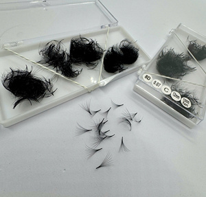 ขนตาปลอมแบบพัด ยี่ห้อ Promade ความยาว 8-25 มม. แพ็ค 500/1000 พัด 8D 10D 12D CC ความหนา 0.07 มม. ทำด้วยมือจากเส้นใยสังเคราะห์ - Product Image 3