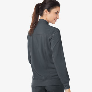Nouvelle Arrivée Offre Spéciale Prix Usine Vente en Gros Blouson d'Infirmière Lourd pour Femme avec Poches Zippées Blousons Simples pour Femme - Product Image 4