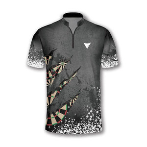 เสื้อดาร์ทแขนสั้นไซส์ใหญ่ เนื้อผ้าคุณภาพดี ระบายอากาศได้ดี ทนทาน สวมใส่สบาย ปรับแต่งได้ เหมาะสำหรับการฝึกซ้อมและการแข่งขันประจำวัน - Product Image 2