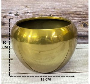 <b>Iron</b> Plant Pot Vase Indoor Tabletop Planter for Plants Flowers Rust-Free Metal Decorative for Living Room Home Office - Product Image 2