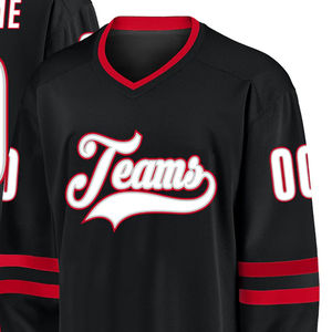 Nueva Llegada, Cómoda Camiseta de Hockey sobre Hielo Personalizada, Ropa Deportiva para Equipos, 100% Poliéster, Impresión Digital, Secado Rápido - Product Image 2