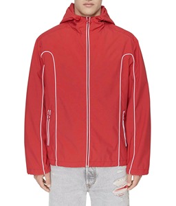 Chaqueta Cortavientos Impermeable de Poliéster/Nylon con Cremallera y Capucha para Invierno, con Ribete Reflectante y Logotipo Frontal, Venta al por Mayor - Product Image 1