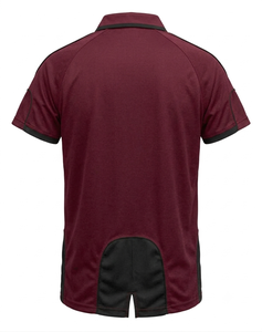 Camisas Polo Premium de Lujo para Hombre en Color Granate y Negro, Tela Ligera y Transpirable, Ropa de Verano para Hombre, Camisa Polo de Manga Corta - Product Image 3
